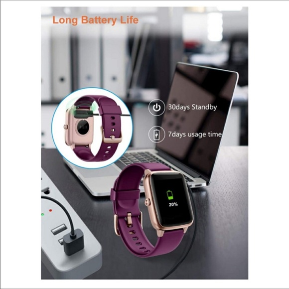 🆕️Smart Watch Fitness Tracker Watches
Dark Purple - Picture 2 of 8